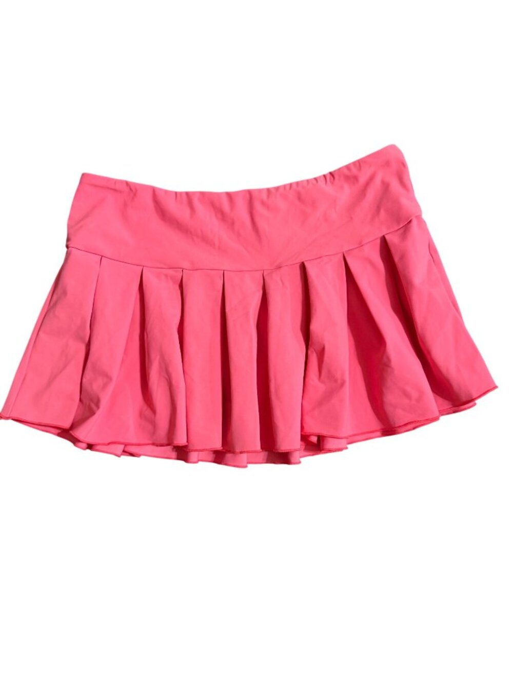 Lilly Pulitzer Pink Pleated Mini Skirt XS Nylon Spandex Blend